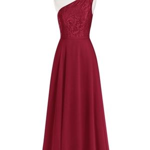 Azazie Simone Formal Bridesmaid Dress - Burgundy